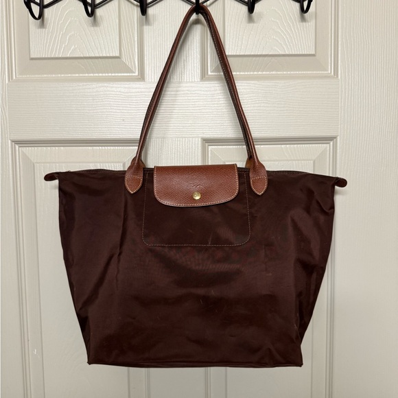 Longchamp - Large Le Pliage Tote, Ebony
